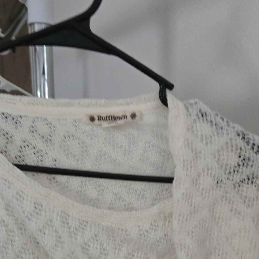Ruffhewn Cream Lace Top
